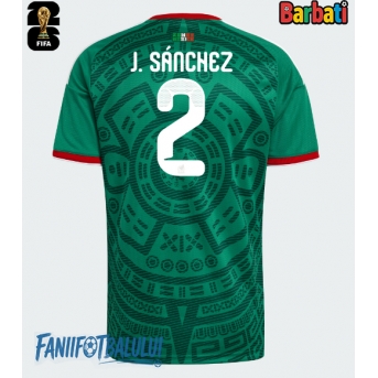 Mexic Jorge Sanchez #2 Tricou Fotbal Replică Mondial 2026 Barbati Acasa